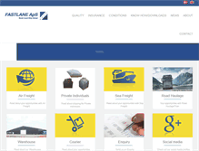 Tablet Screenshot of fastlane.dk